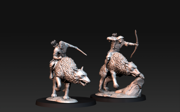 Warg Riders with Bows - x1