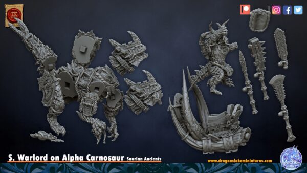 e413a9397a99758c34c289d063f48c72.jpg Saurian Warlord on Alpha Carnosaur - DL Miniatures