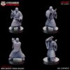 Monk Mikoshi Shrine Bearers x4 - Minifaktura
