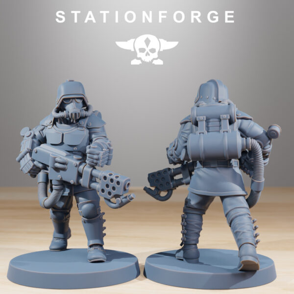 Grimguard Commandos x10 - Station Forge - Druk 3D