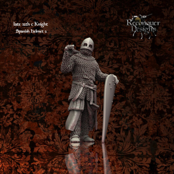 e54441fef07229b746890b836bca6a87.jpg 12th Century Knight with Spanish Helmet