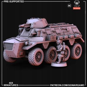 Polish Militarum BWP - Minifaktura - GGW - Druk 3D