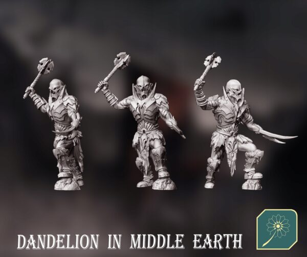 Armoured Orc Commander #1 - DIME - Minifaktura