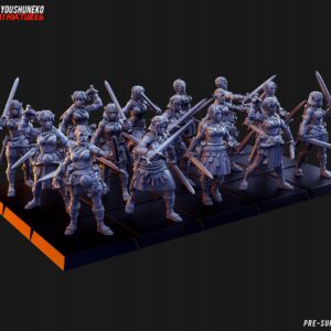 Tancerze Wojny x5 - Kyoushenko Miniatures - Druk 3D