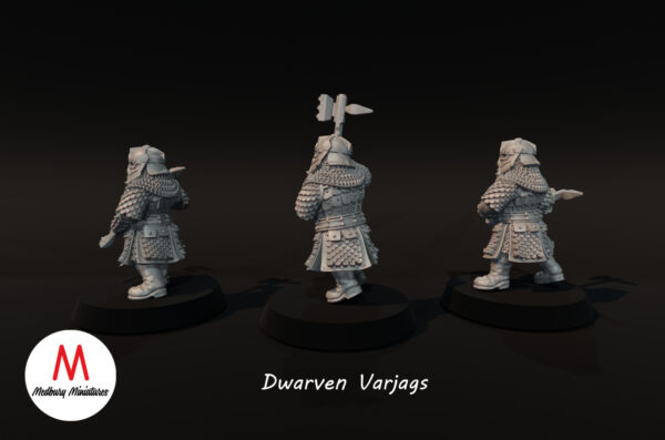 Dwarven Varjags - Krasnoludzkie Varjagi 3 Pozy