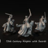 13th Century Knights with Swords - Rycerze 3x Oddział