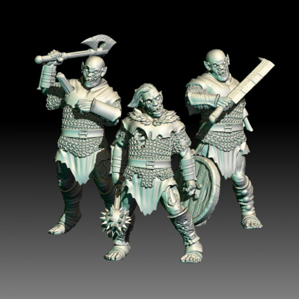 Zombie Orcs - x3