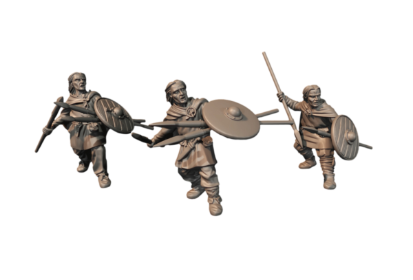Dark Ages Skirmishers With Javelins - x6