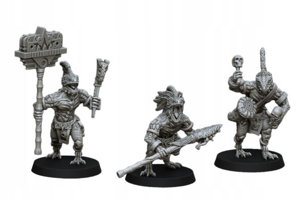 Skinks Unit CMD - DL Miniatures - Druk 3D