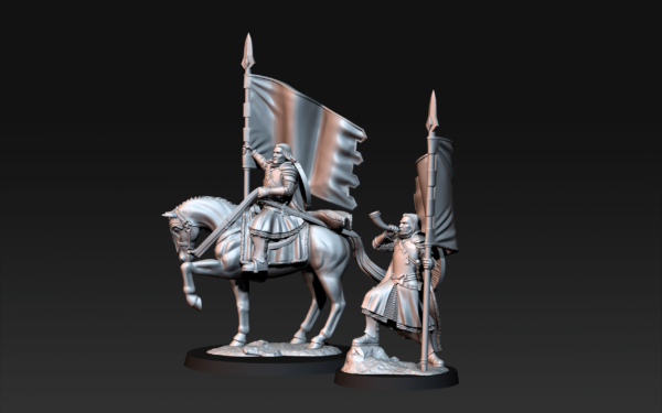 e95ba742cbebf252db4dc6e6392c43a9.png Grey Castle Captain 2 Mounted - x1
