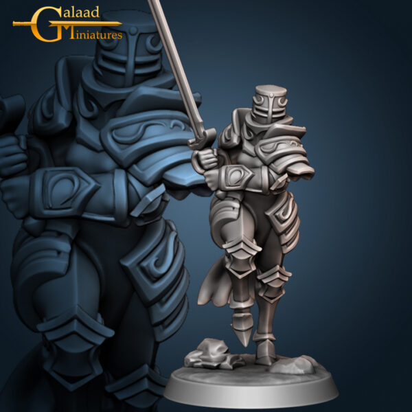 Female Knight 07 - Running