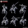e98248c61f17de90357bfd548afd26a5.jpg Forest Riders x5 - Kyoushenko Miniatures - Druk 3D