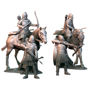 West Human Outriders Mounted - x1