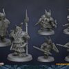 Dwarfs Valkyries x 5 - DLM - Druk 3D - Minifaktura