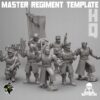 Master Regiment Template HQ Expansion - 8 szt.