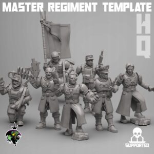 Master Regiment Template HQ Expansion - 8 szt.