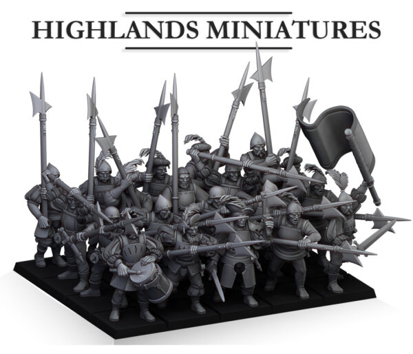 Sunland Troops with Halberds - x1