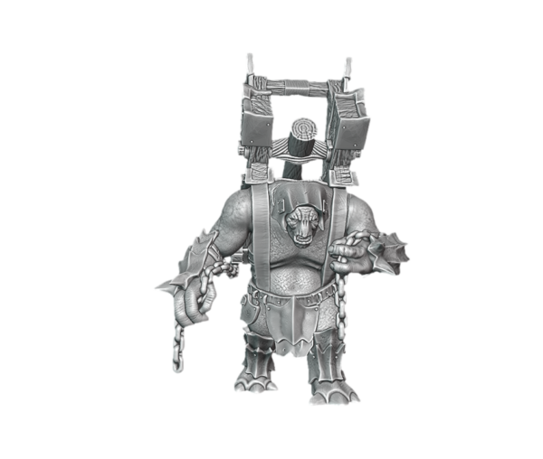 Orc Catapult Troll - Medbury Miniatures