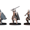 High humans warriors with Swords and Shields - x6
