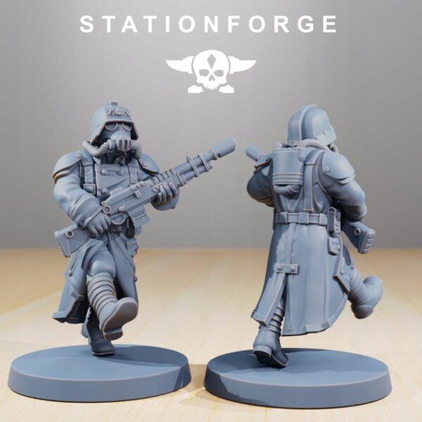 Grimguard Marching Poses - Station Forge - Druk 3D