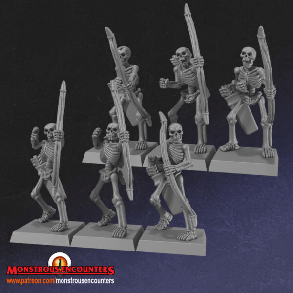 eb42431ca4ba8a2ee844a6626ac1802d.jpg Skeleton Archers Unit 17x + CMD 3x - Monstrous Encounters