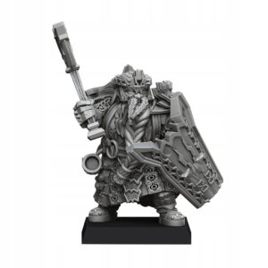 Dwarf King - DL Miniatures - Druk 3D