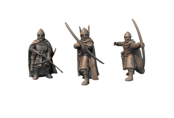 City Guard With Bows On Foot - x3