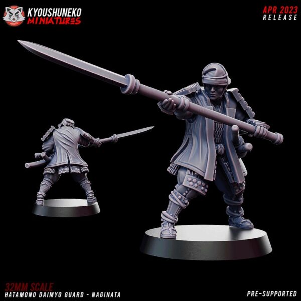 Hatamono Daimyo Guard - Naginata - Minifaktura