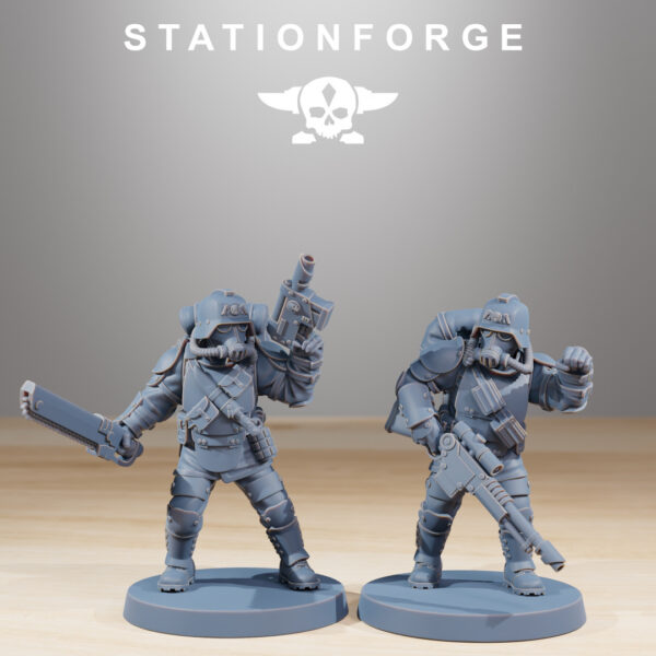 GrimGuard Ironclads x5 - Station Forge - Druk 3D