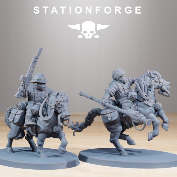 GrimGuard Pony Cavalry - Station Forge - Minifaktura