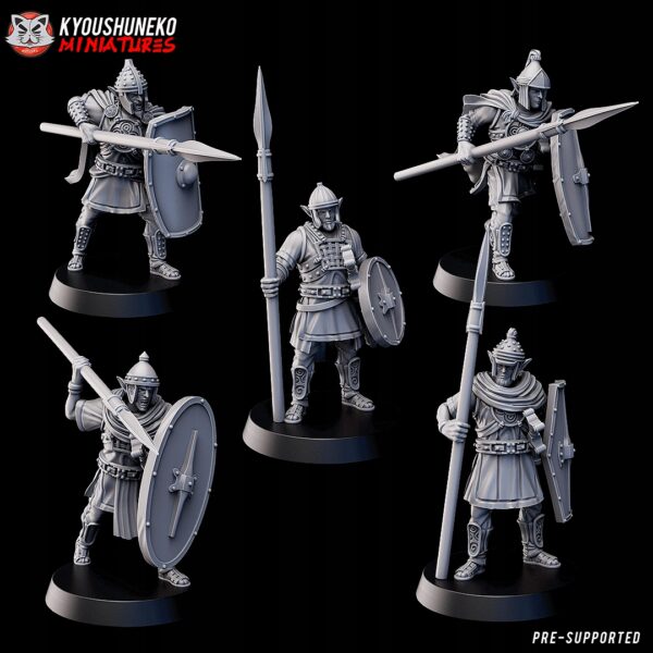 ee345686ed58417ad3063758027b3b1a.jpg Galeic Wood Elf Eternal Guardians x5 - Druk 3D