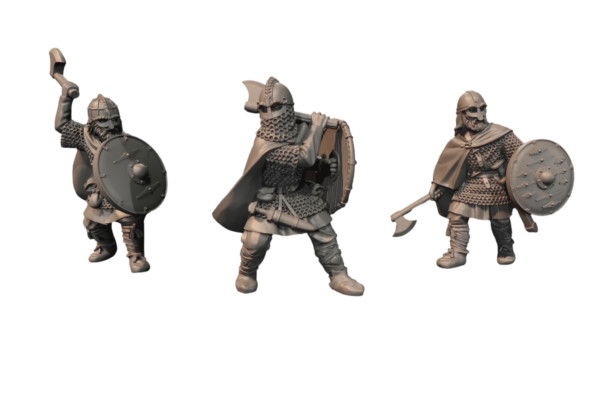 Vendel Era Warriors With Axes - x1