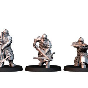 Silver Goat Dwarves Crossbowman - 3 Pozy