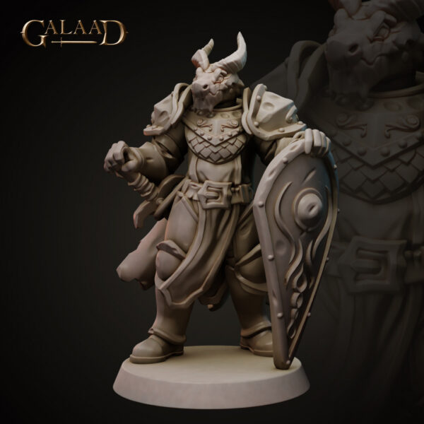 Knight Sword and Shield 1 - Modular Head