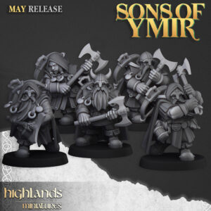 Dwarf Rangers with Two-Handed Axes - 10x