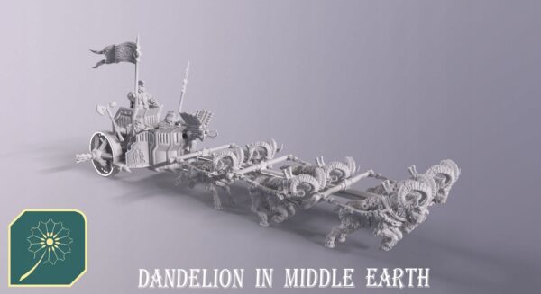 Dwarfs Ram Chariot - DIME - Minifaktura