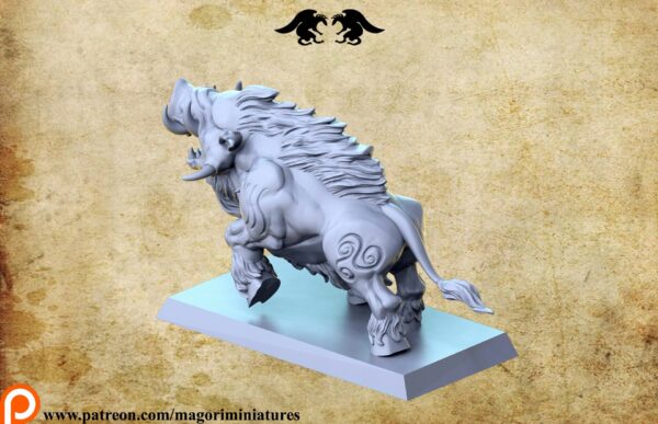 Dire Boar - Magori Miniatures - Druk 3D