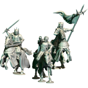 Dark Souled Men Mounted Command Member - x3