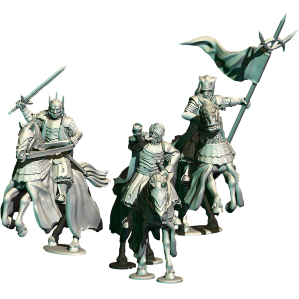 Dark Souled Men Mounted Command Member - x3