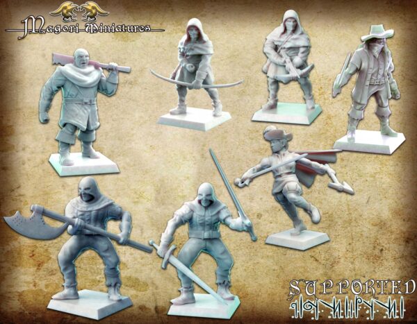 Hochland Bandits #1 - Magori Miniatures - Druk 3D