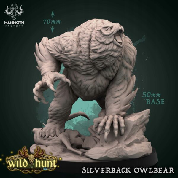 Silverback Owlbear - Mammoth Factory - Druk 3D