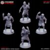 Japanese Mikoshi Shrine Bearer x4 - Minifaktura