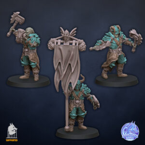 Barbarian Warriors CMD - x3
