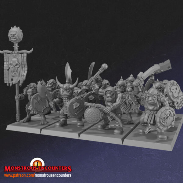 Orc Warriors Command - Dowódcy - Monstrous Encounters