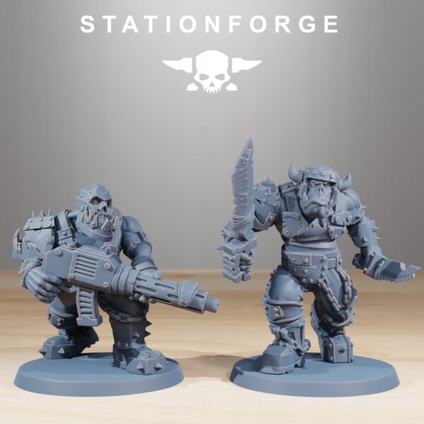 Orkaz Berserkers - Station Forge - Minifaktura