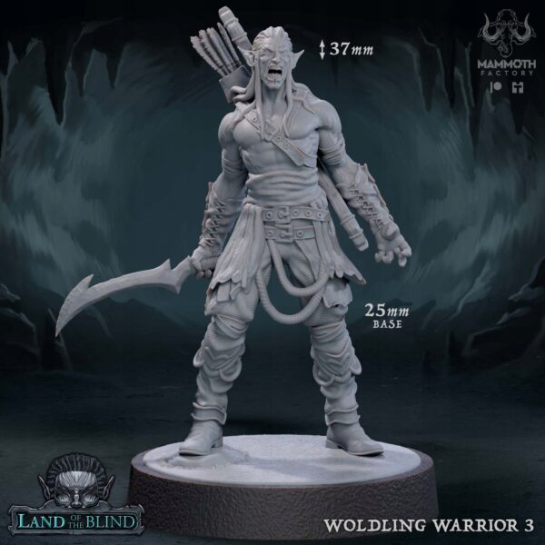 Woldling Warrior #3 - Mammoth Factory - Druk 3D