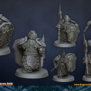 Throne Guard x 10 - DLM - Druk 3D - Minifaktura