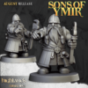 Dwarf Old Siege Engines Crew - 4 Pozy