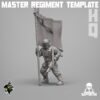 Master Regiment Template HQ Expansion - 8 szt.