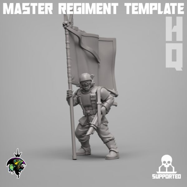 Master Regiment Template HQ Expansion - 8 szt.